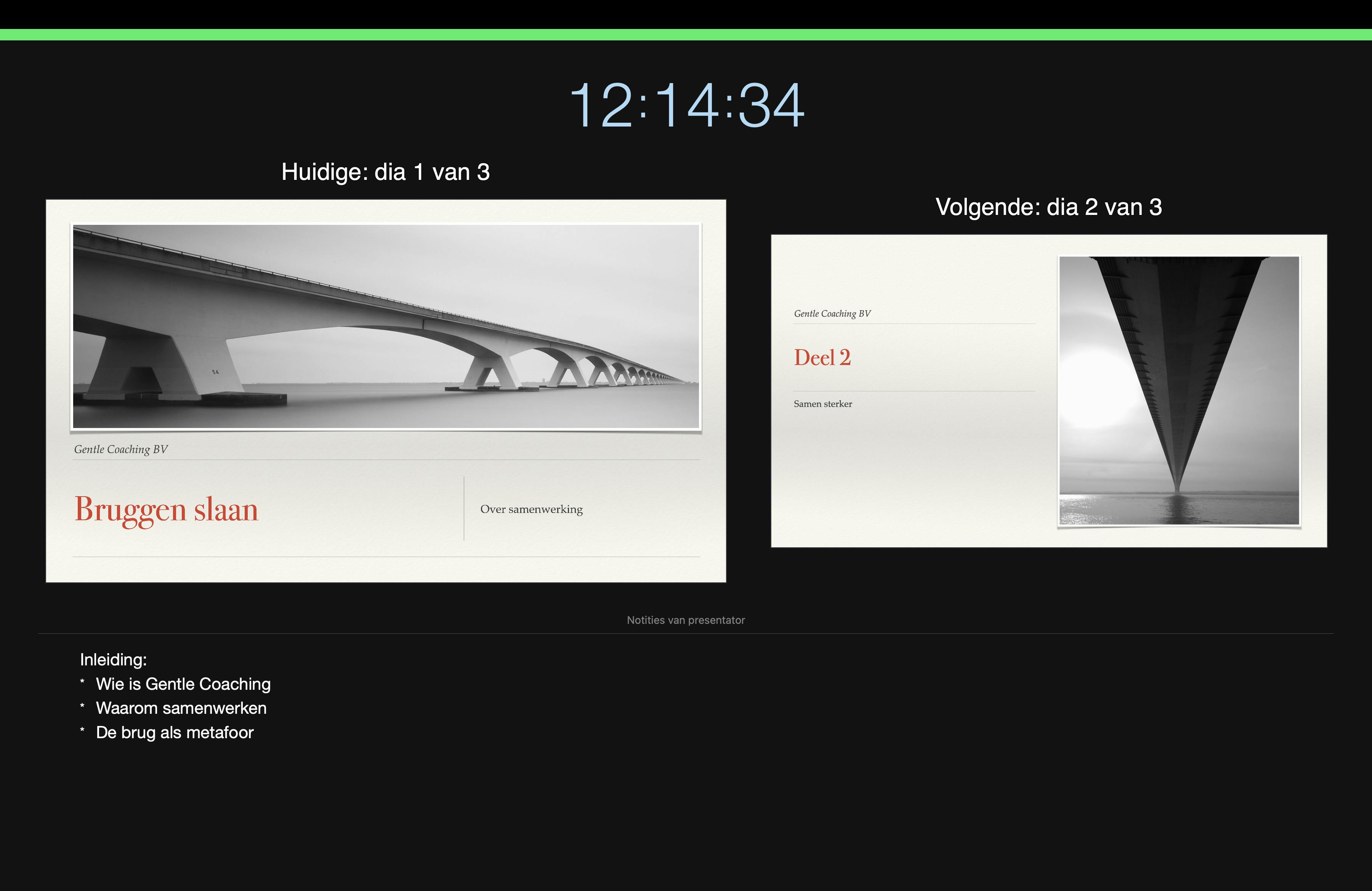 Keynote presenteren op Apple TV