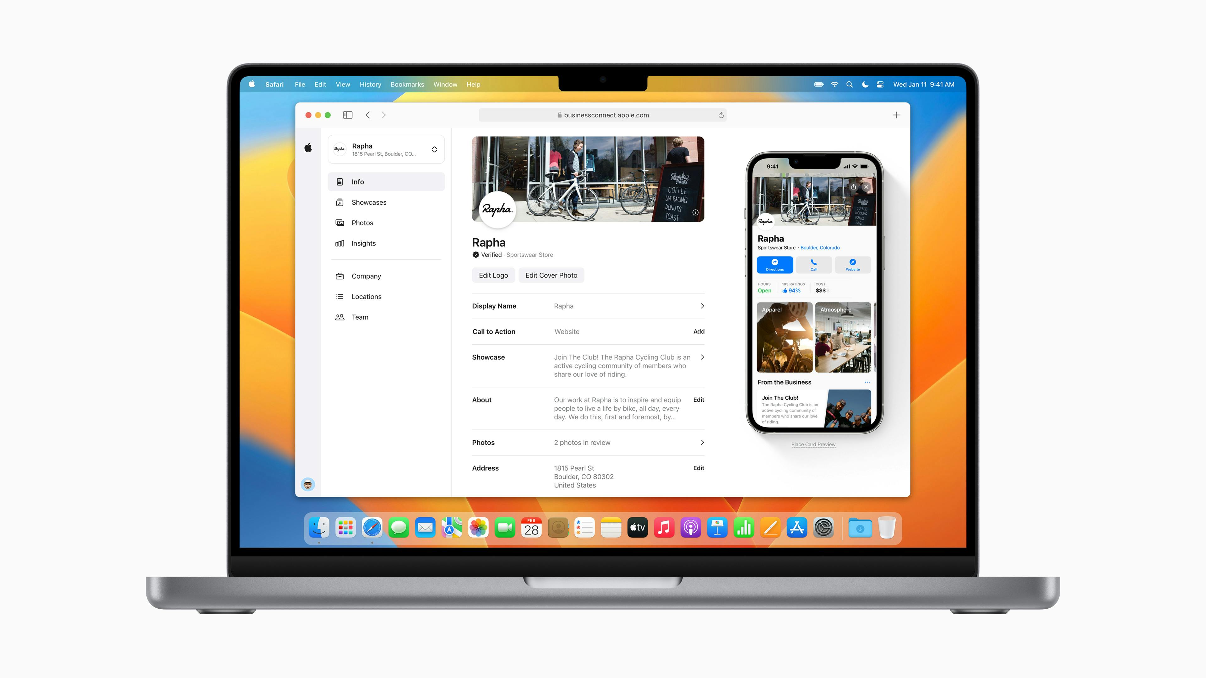 apple business connect onboarding