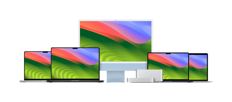 De complete line-up met alle Apple Mac devices