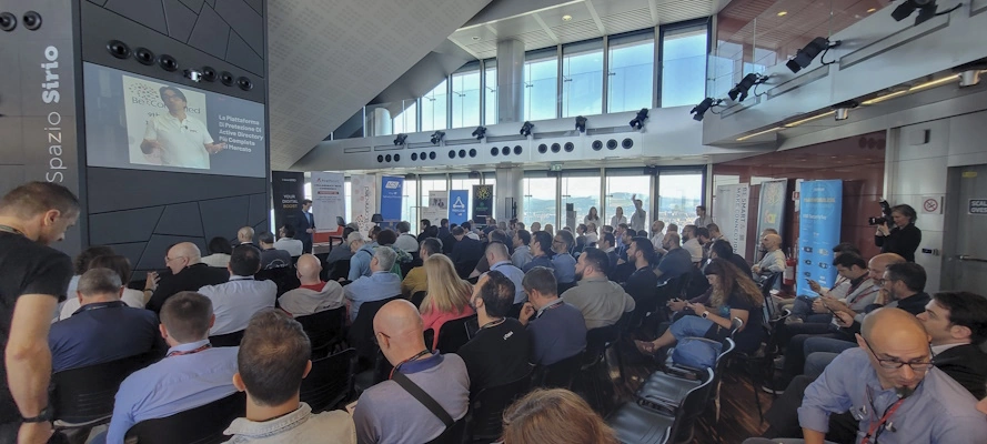 Uno speech al BeConnected Day 11 di Bologna.