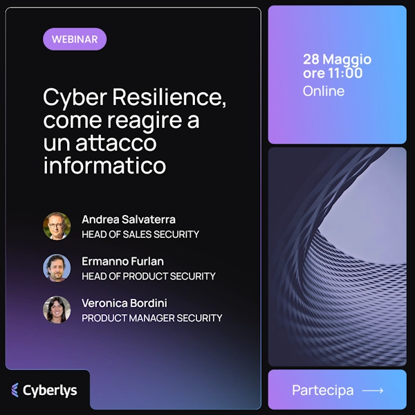 Cyber resilience, come reagire a un attacco informatico
