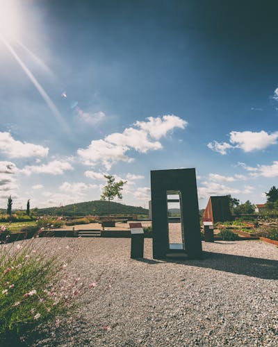 casadei estate suvereto garden architectural elements