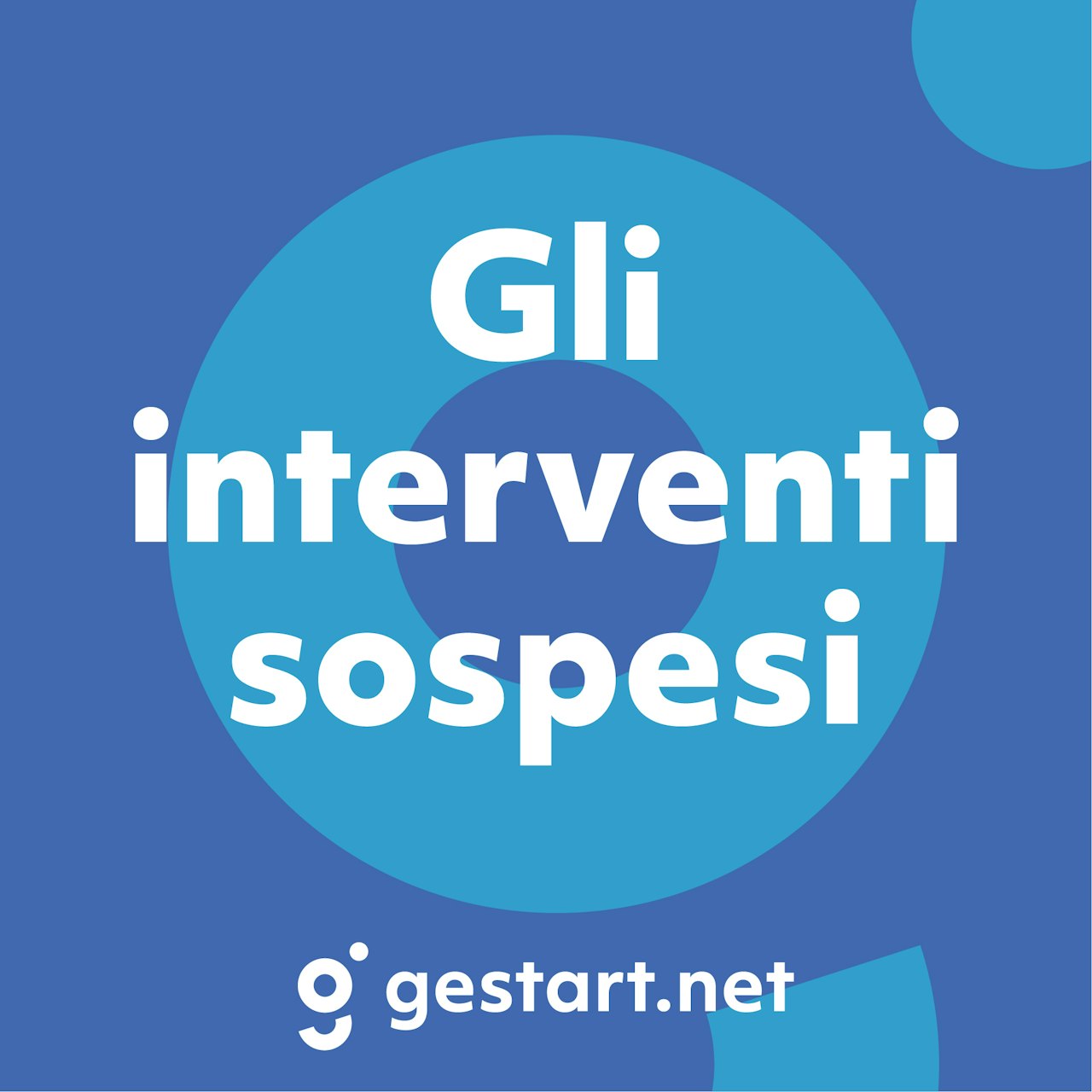 Cover blog post sugli Interventi sospesi con logo di Gestart App