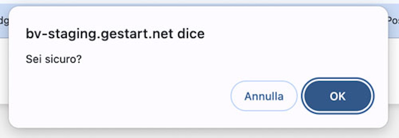Conferma il Check o Uncheck