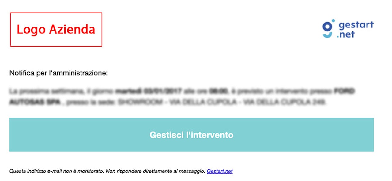 Template comunicazione clienti