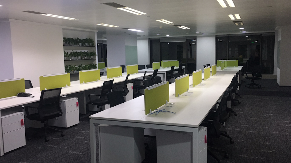 Workstations in the Shanghai studio
