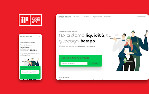 AideXa Corporate Website awarded with iF Design Award 2022
