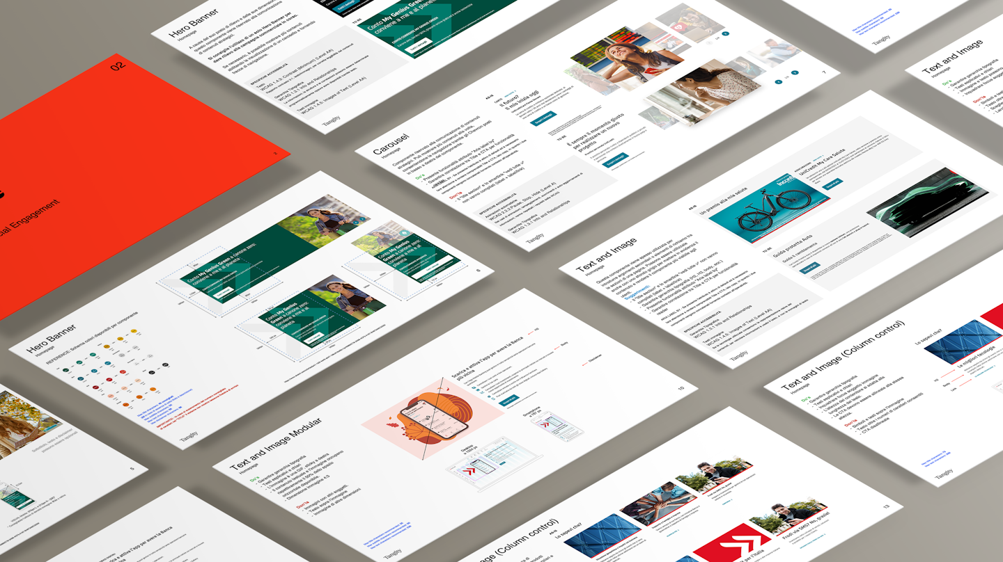 Slides from UniCredit's updated Accessibility Guidelines