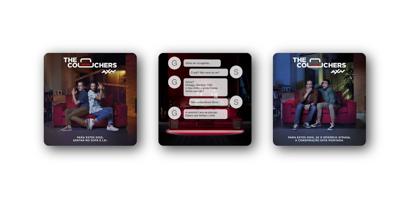 Three Social Media Posts of The Couchers