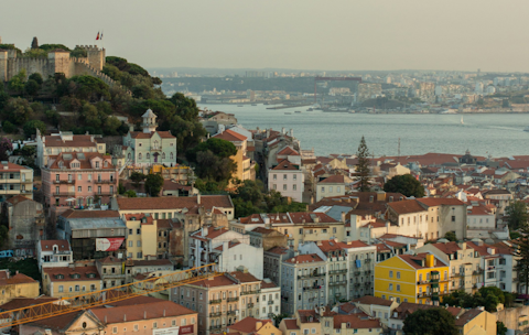 Lisbon Skyline by Katya Shkiper