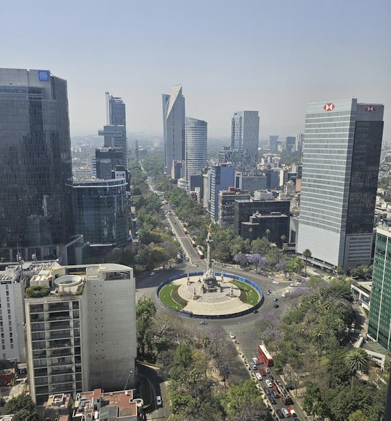 Skyline view of the Mexico City Studio
