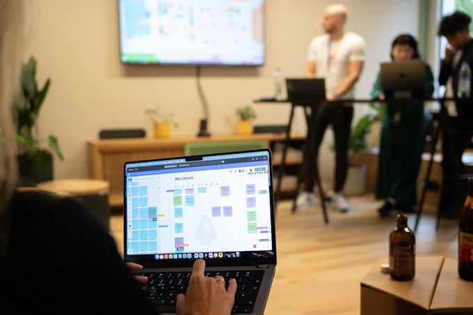 The presentation was followed by an interactive session collaborating on Miro.
