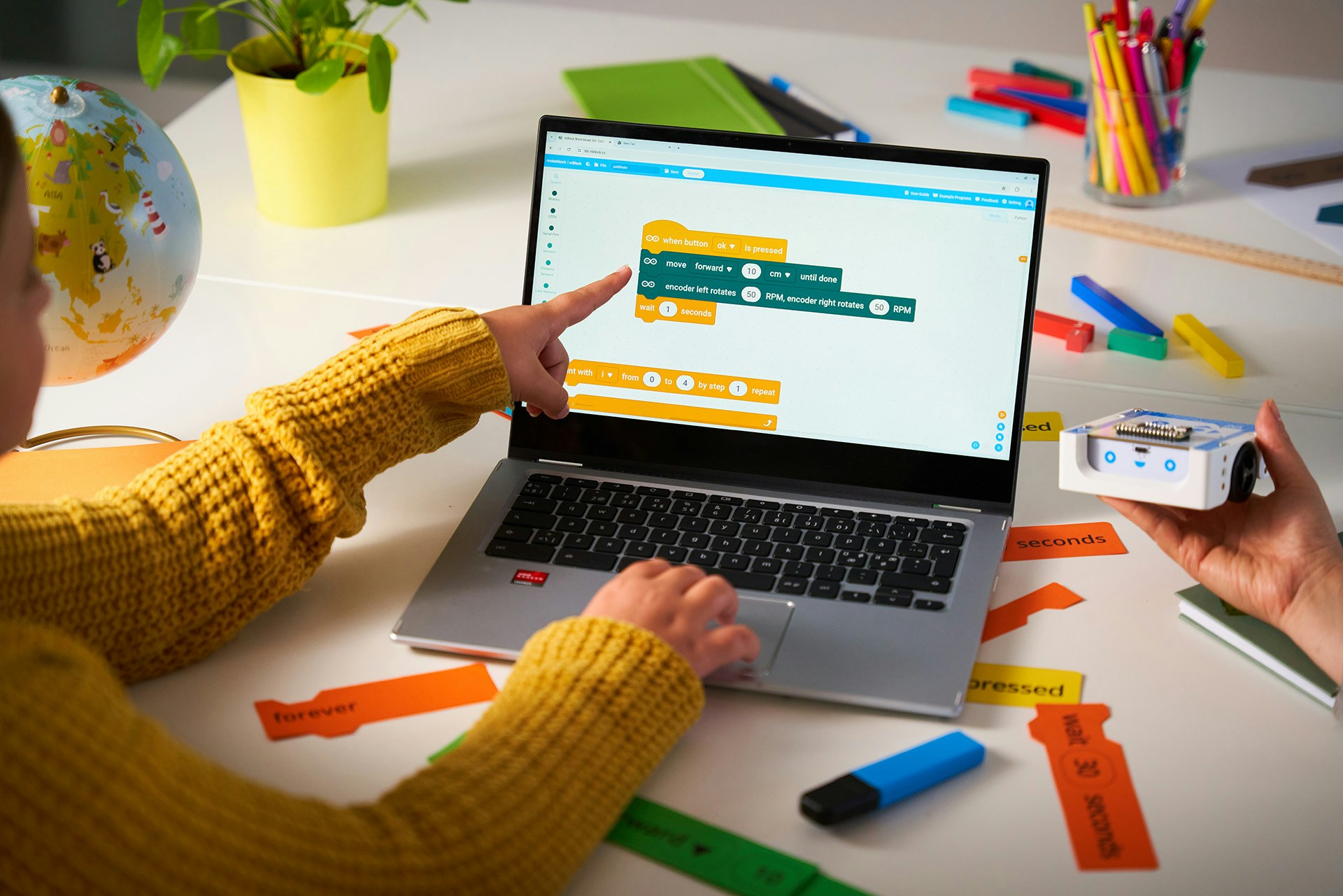Kickstart computational thinking with block-based coding 