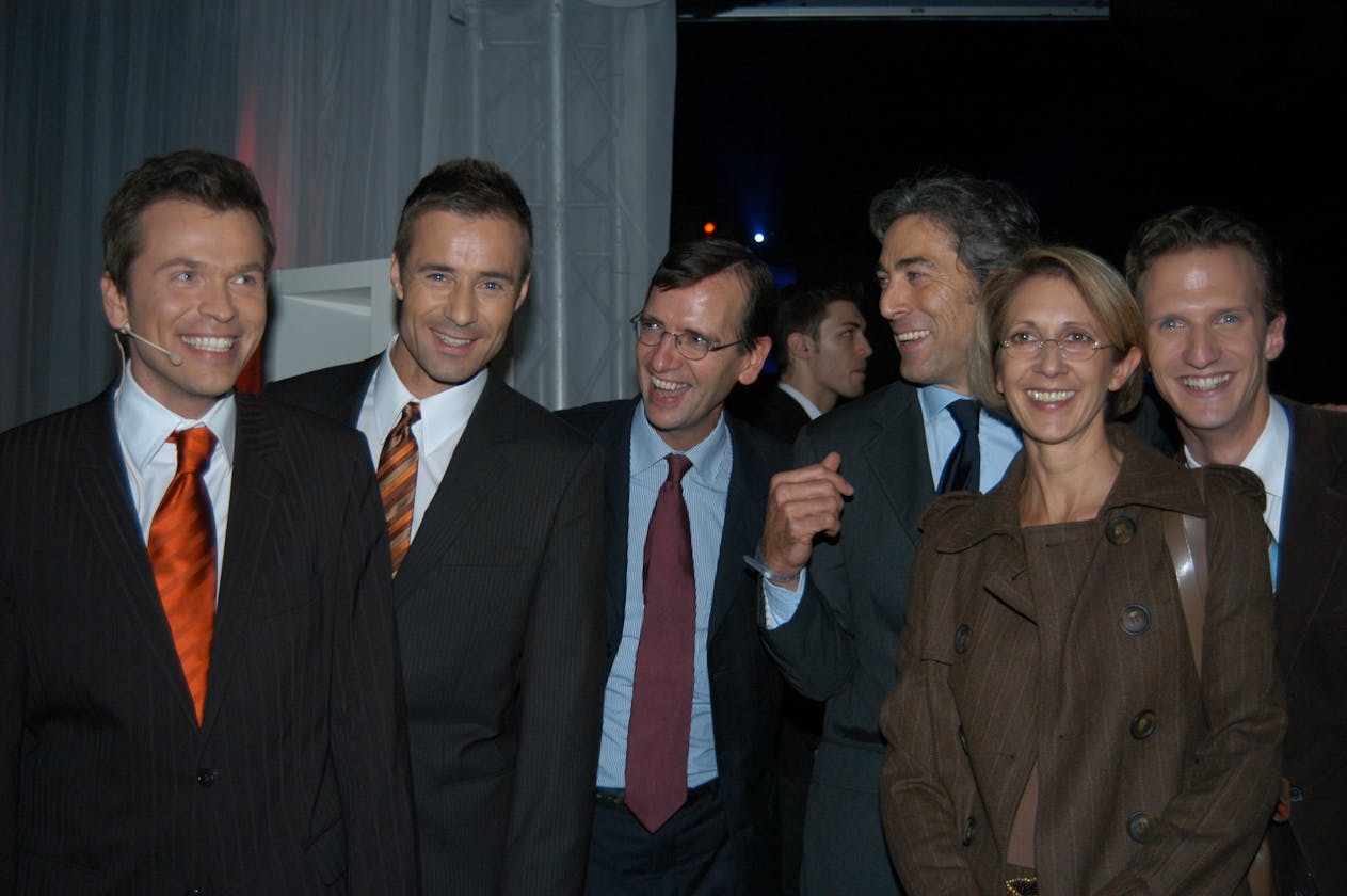 Markus Breitenecker, Kai Pflaume, Guillaume de Posch, Peter Christmann, Stefanie
Bleil, Alfonso Thurn und Taxis