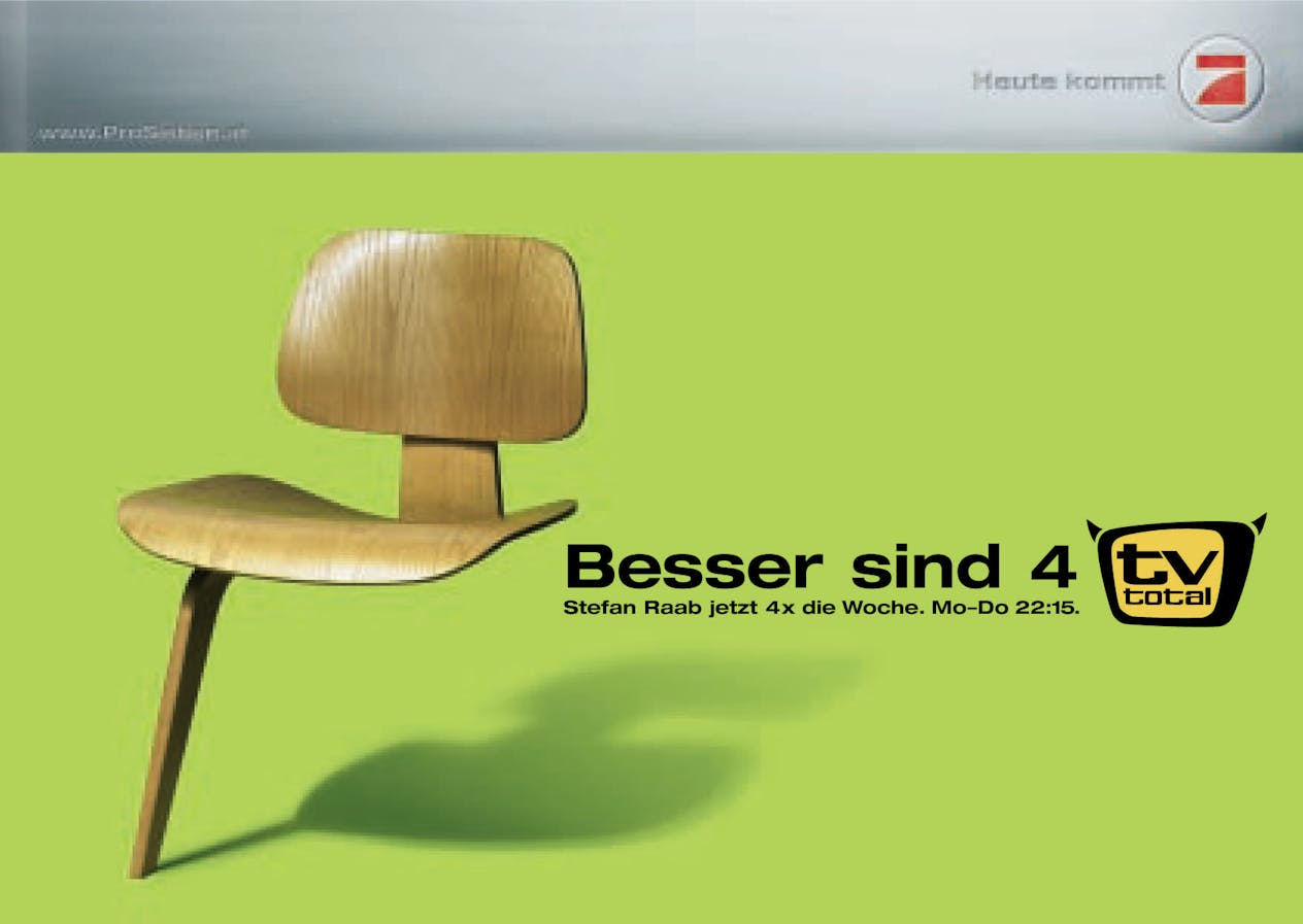 Besser sind 4 Card - Sessel

