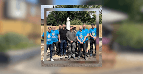 British Gas Volunteers Team at Stick 'n' Step