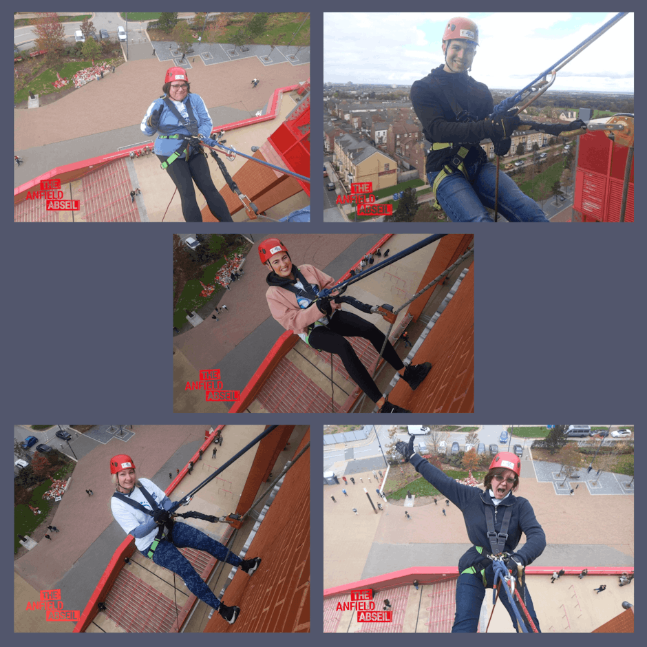 Stick ‘n’ Step: Anfield Abseil