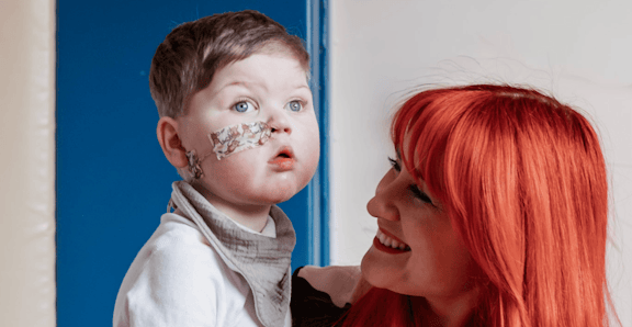Asher and Mum
