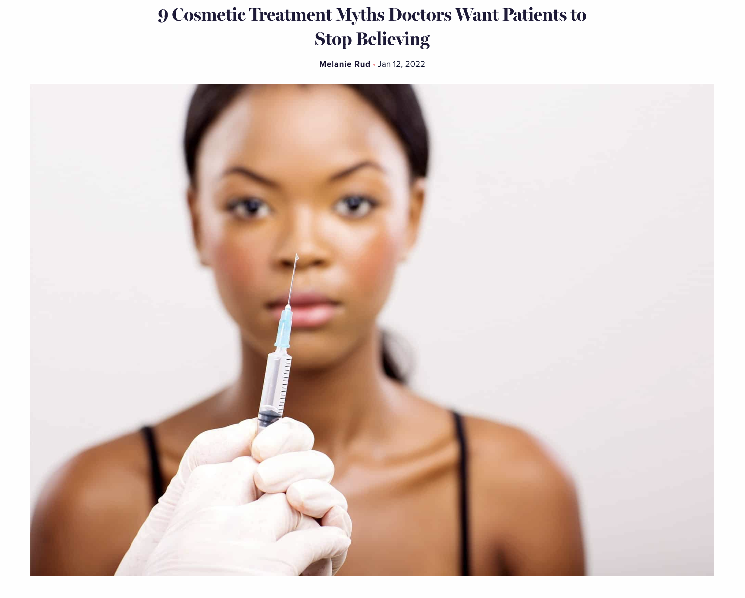 JUVA Skin & Laser Center Blog | Dr. Bruce Katz featured in RealSelf for an article entitled