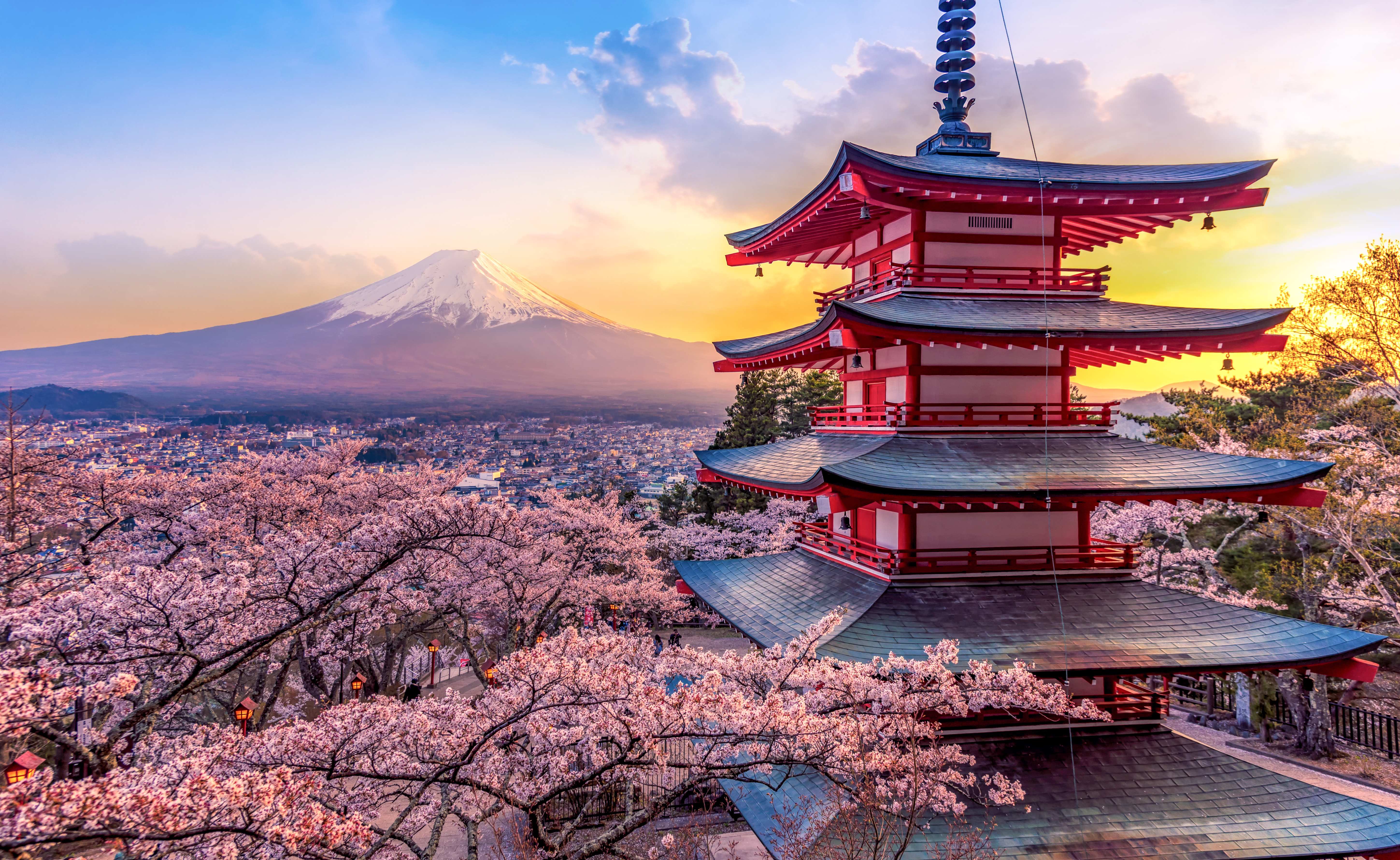 temple tower in Japan