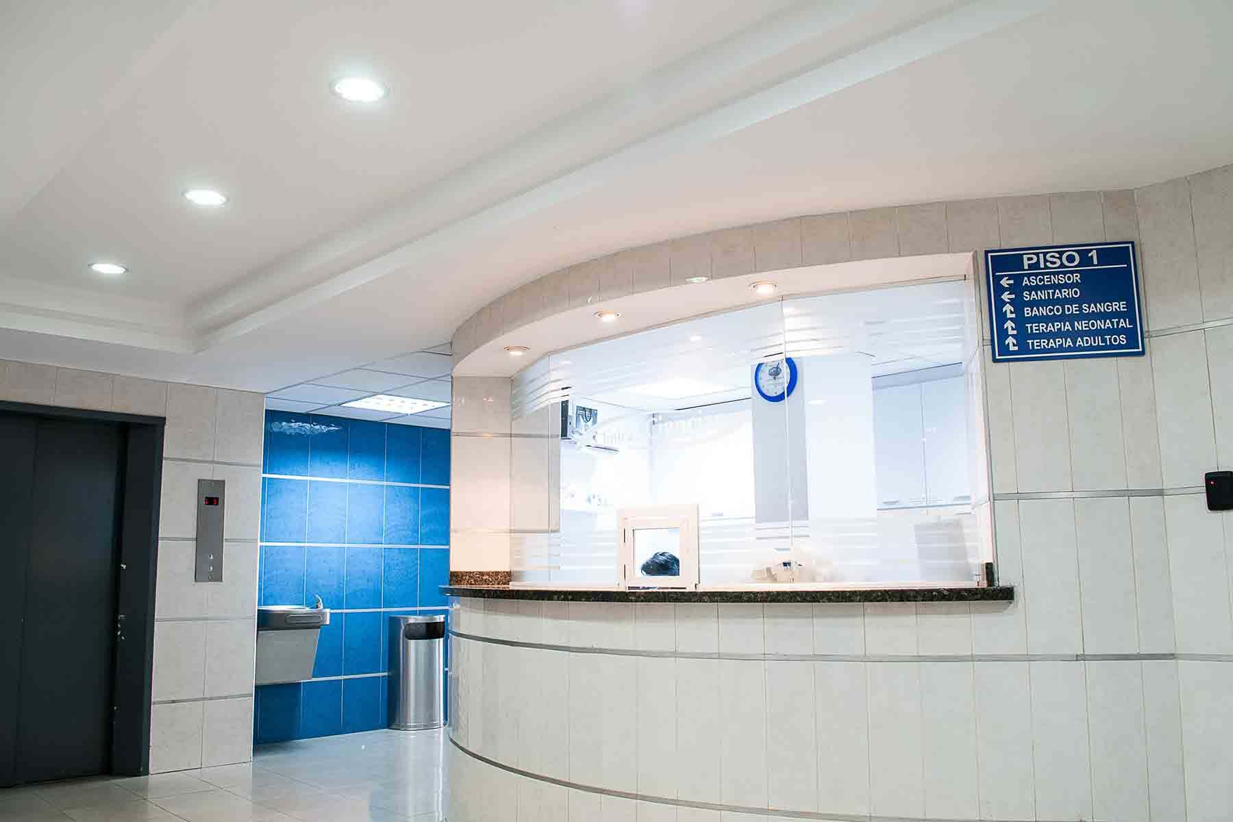 Hospital front desk