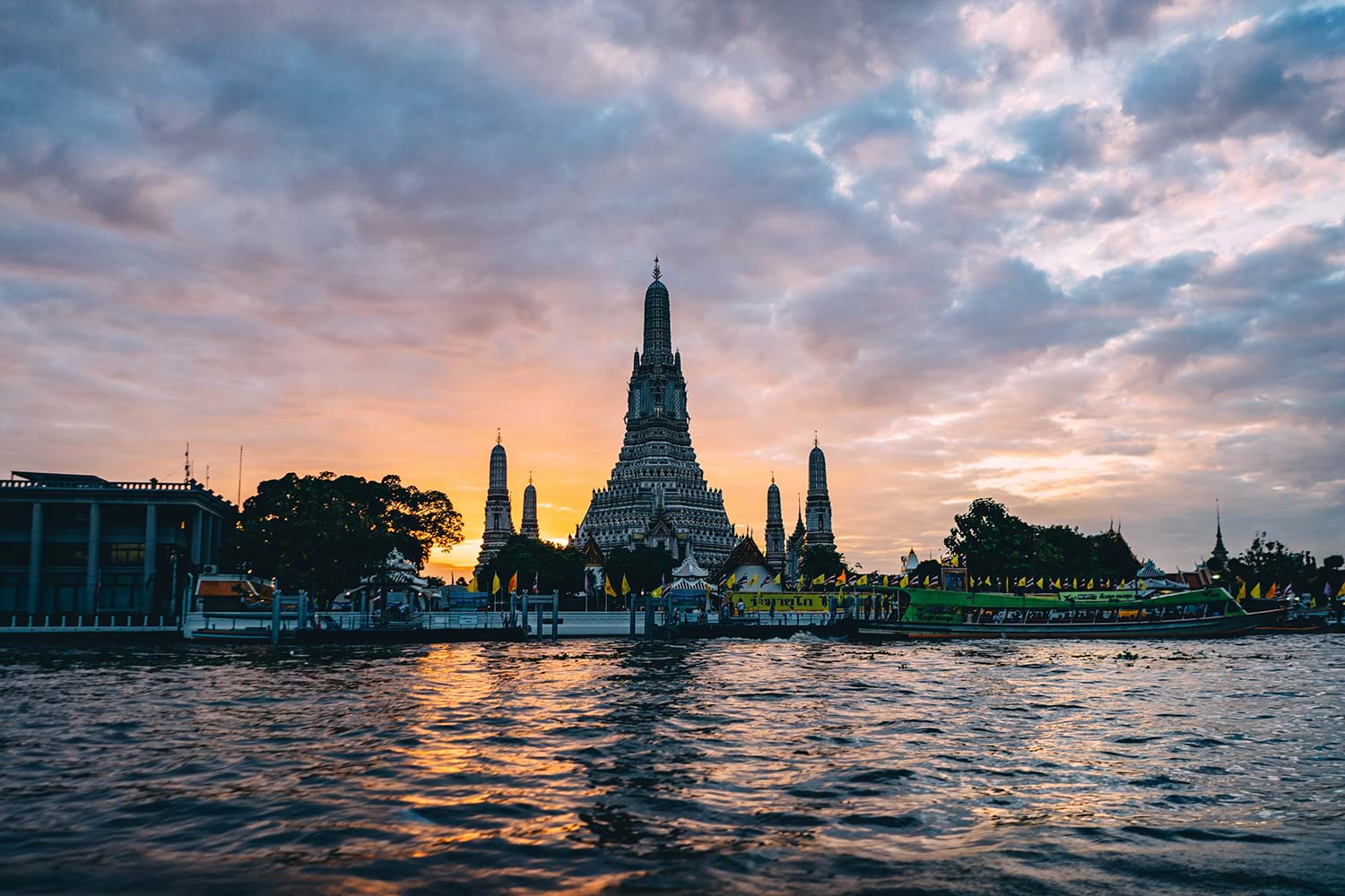 Tower overlooking river