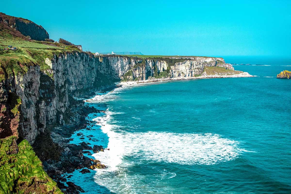 Ireland coastal cliffs