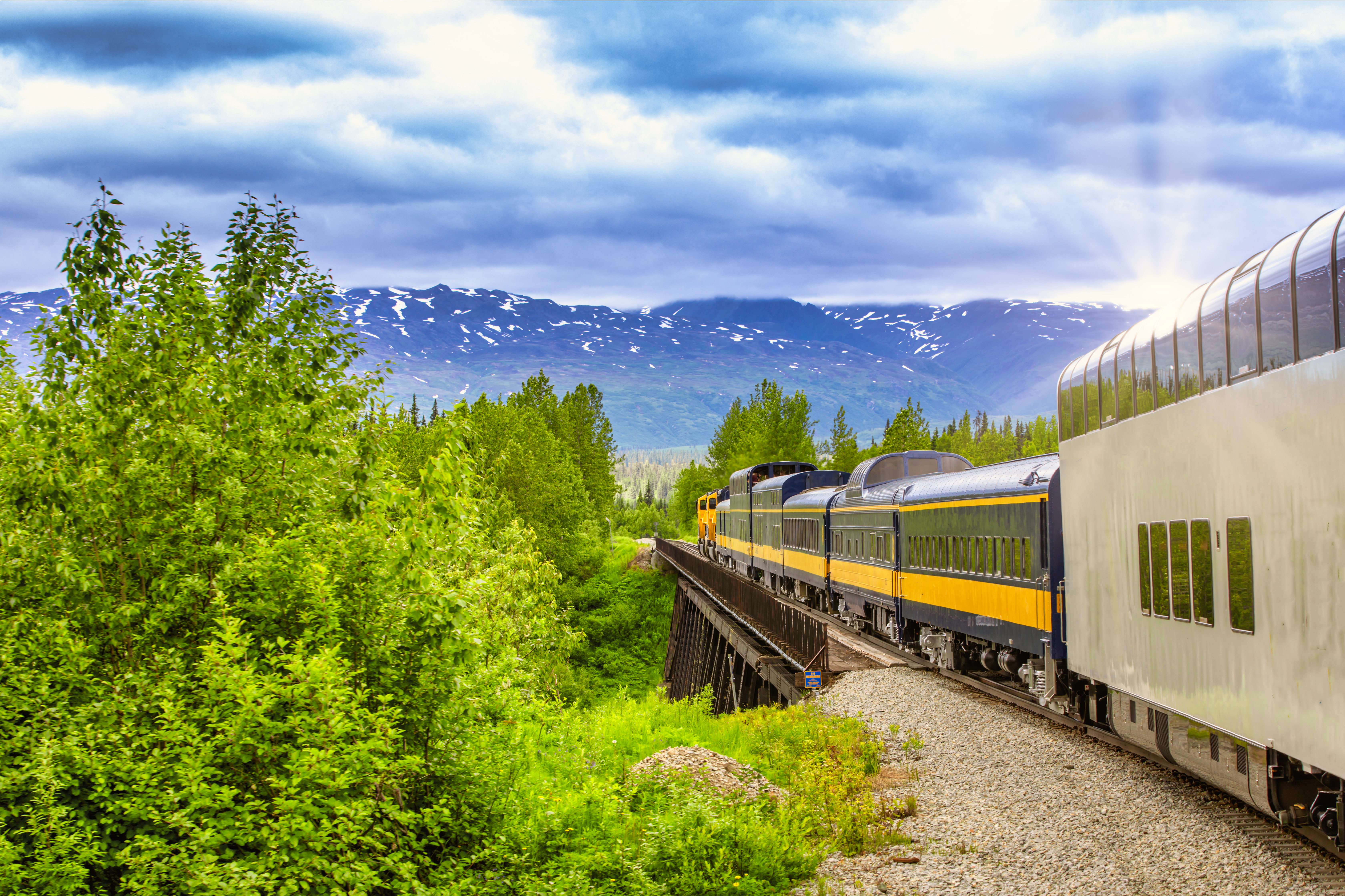 train to Denali National Park, Alaska