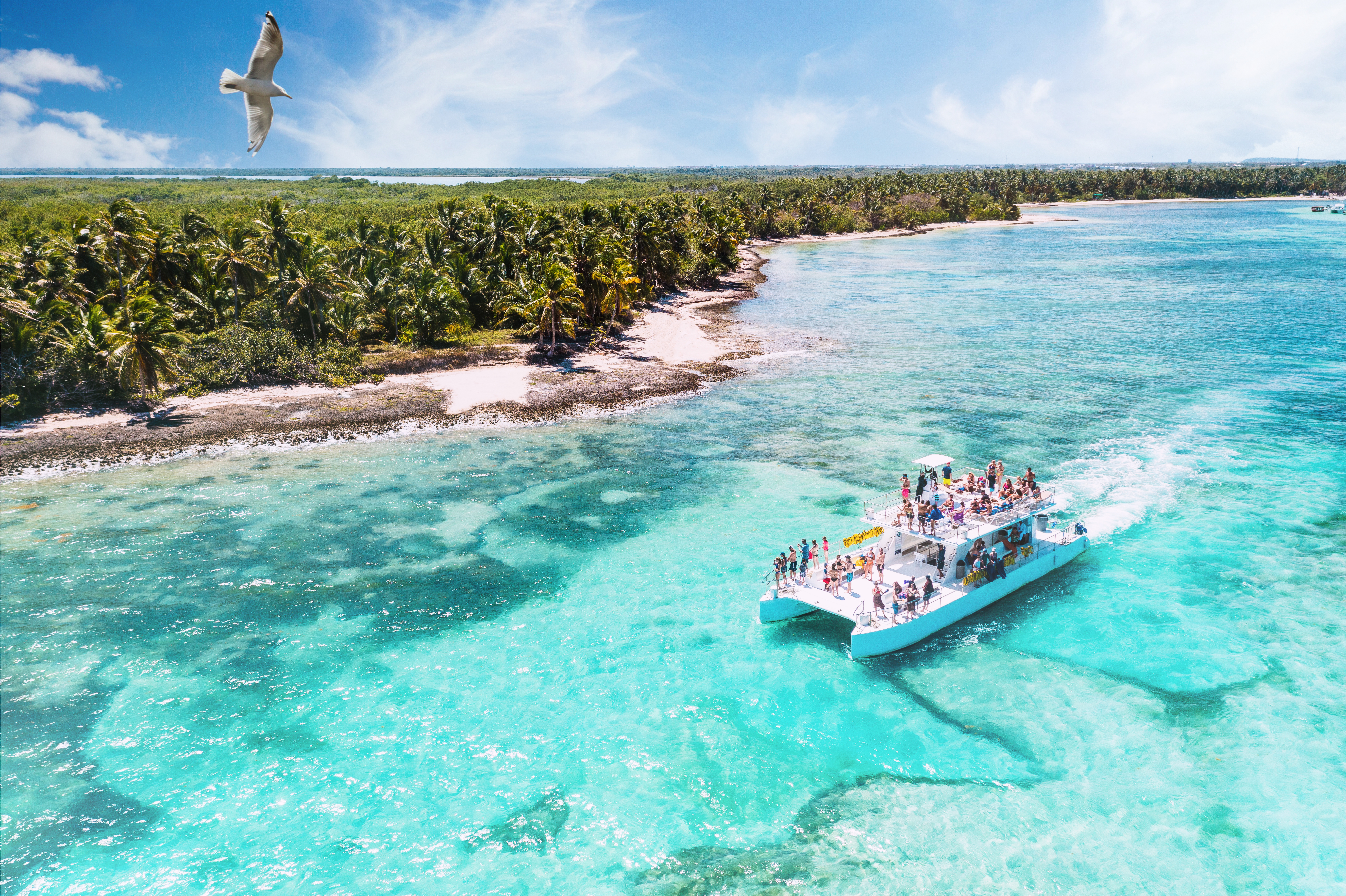 boat excursion through Punta Cana