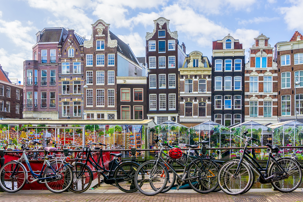 bikes in Amsterdam, Netherlands