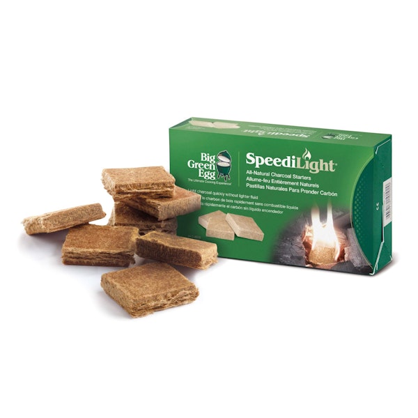 Light your Big Green Egg in a flash. No chemicals included. These firelighters make starting your EGG easy. Just light, place on your charcoal, and you're away.