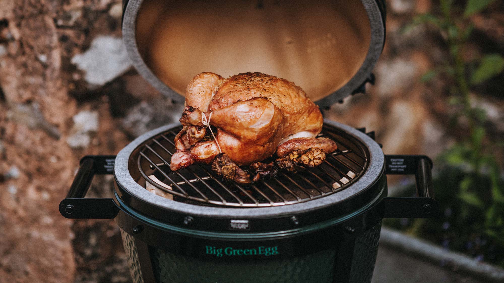 MiniMax Big Green Egg roast chicken