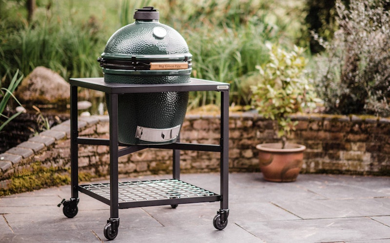 Large Big Green Egg in a Modular Nest