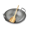 A stainless steel Wok designed to sit snugly in the EGGspander System for your Big Green Egg