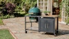 XL Big Green Egg in a Modular Nest and Acacia Expansion Cabinet