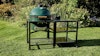 XL Big Green Egg in a Modular Nest Expansion frame with Stainless Steel inserts