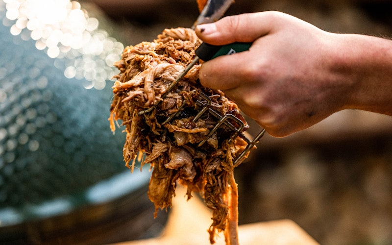 Meat Claws with shredded pulled pork