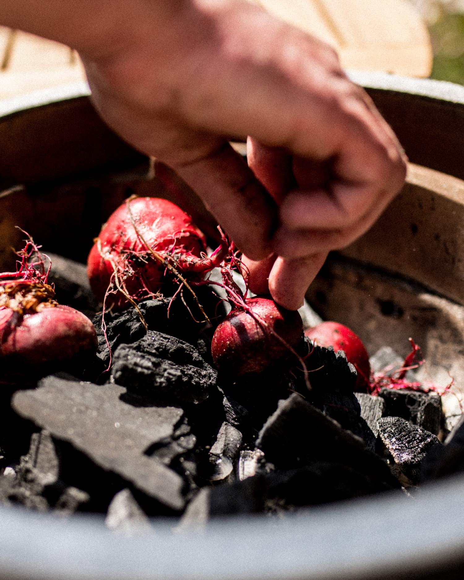 cooking the beetroot