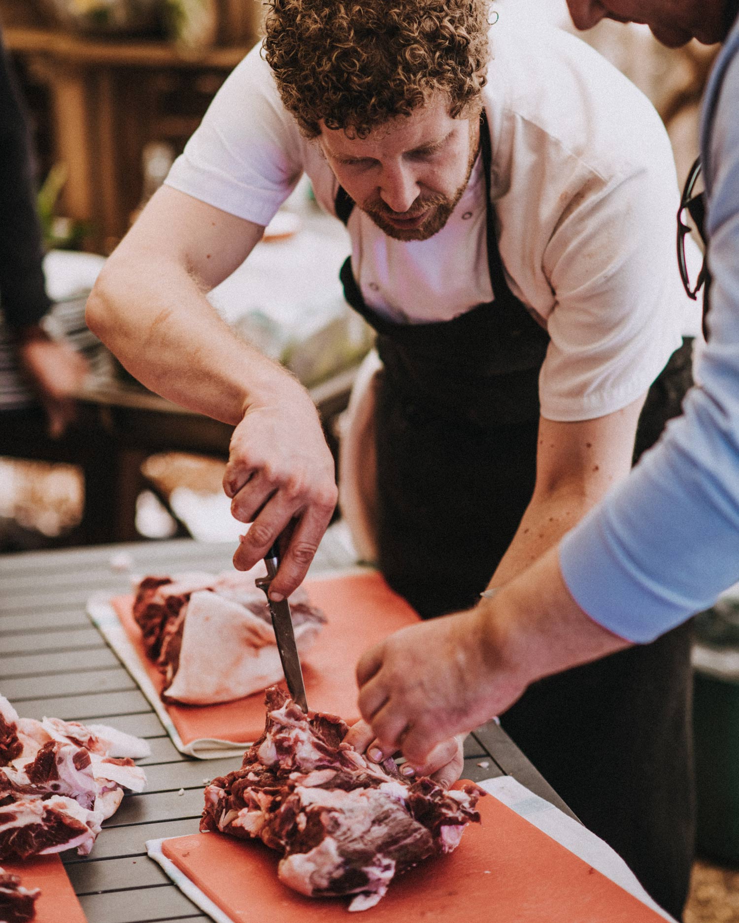 butchering the leg of mutton