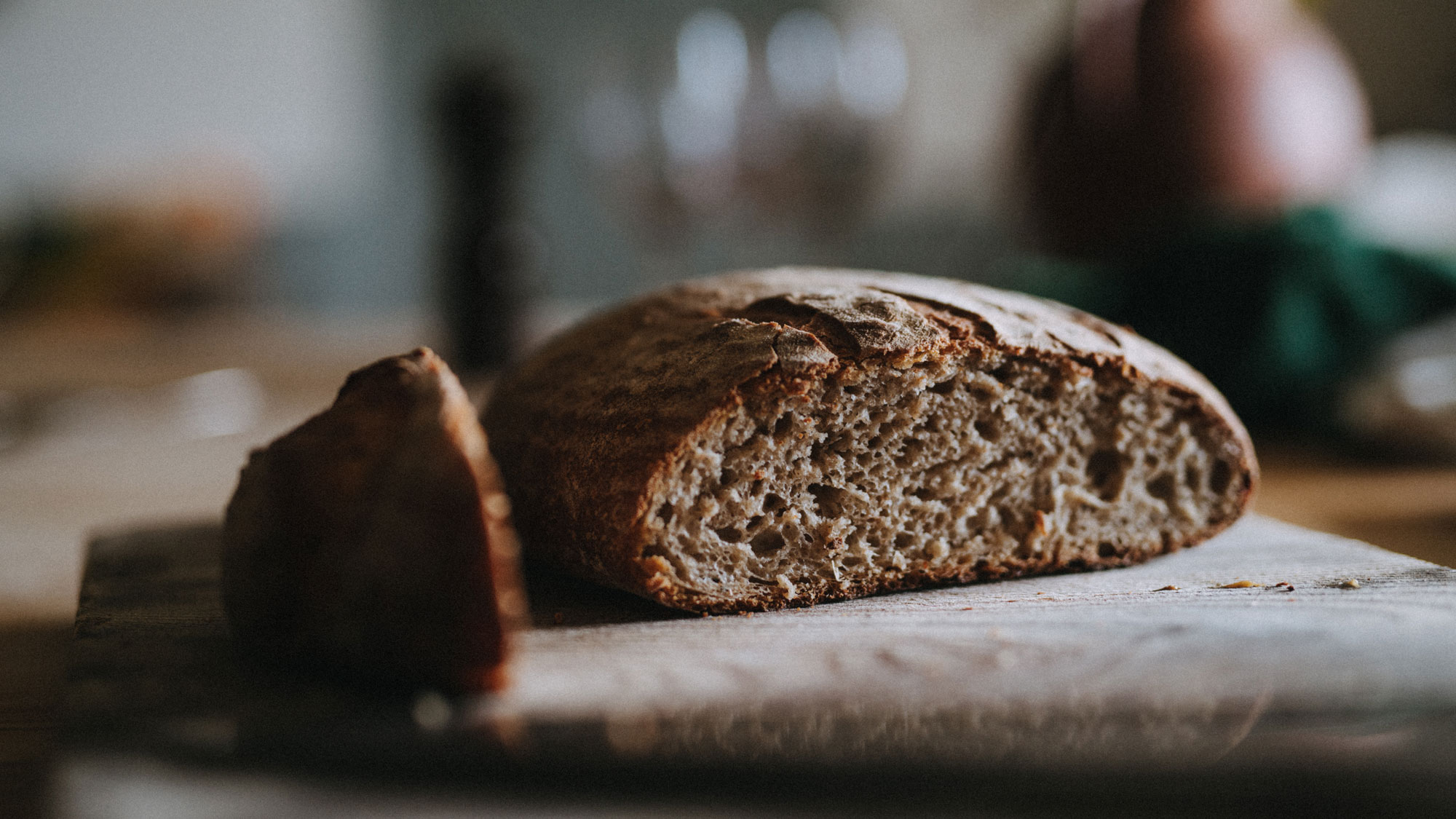 sourdough dough in a basket