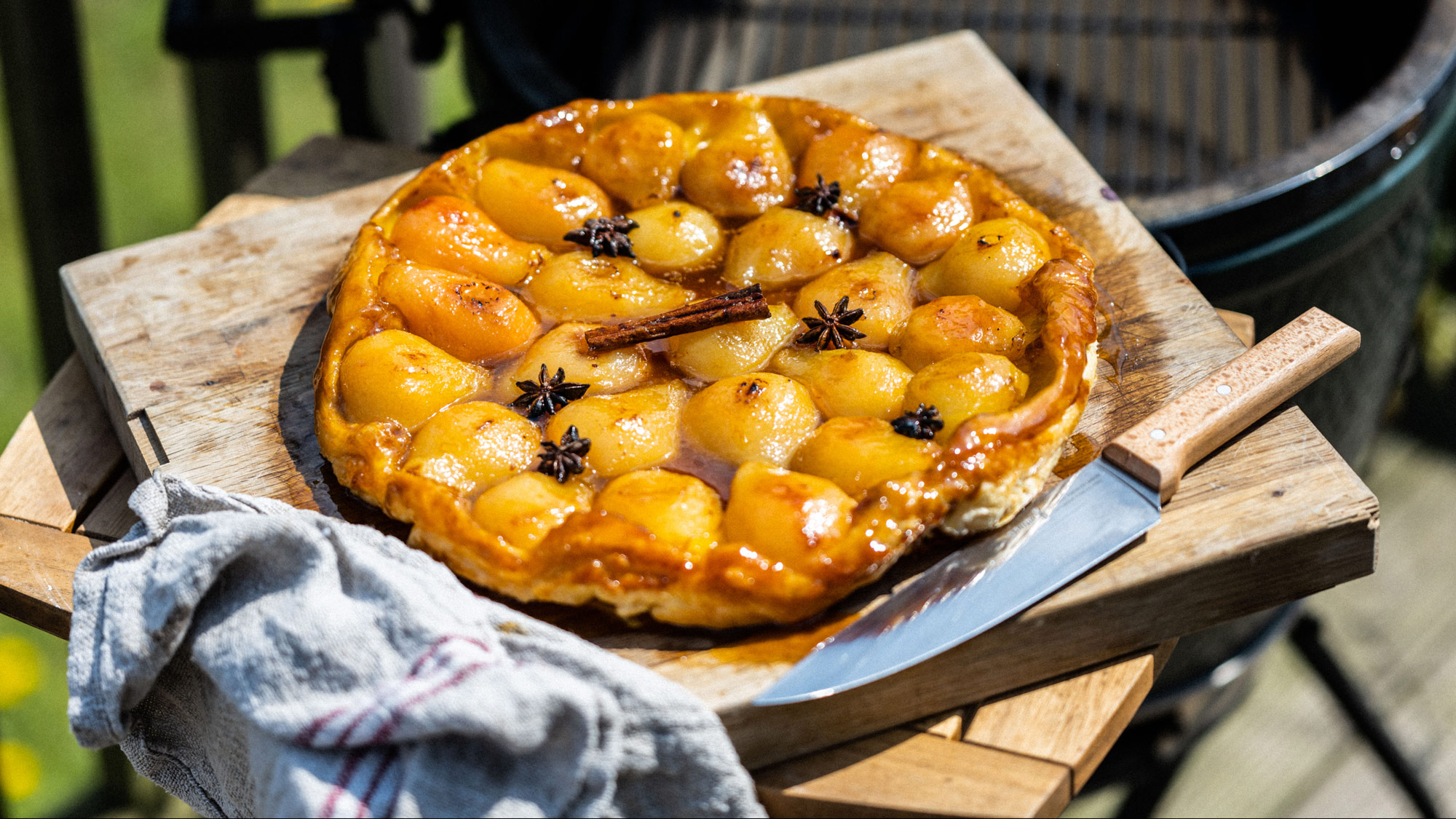 Pear Tarte Tatin | Ceramic Charcoal BBQs | Big Green Egg
