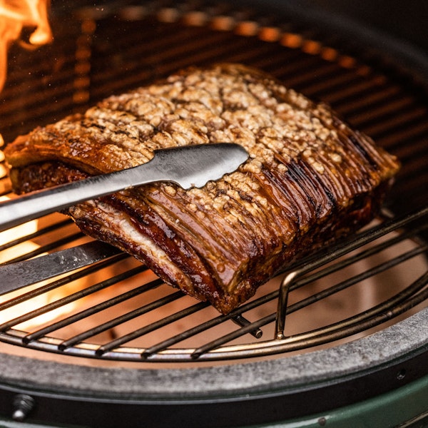 Pork Belly with Membrillo Alioli | Roasting Recipes | Big Green Egg