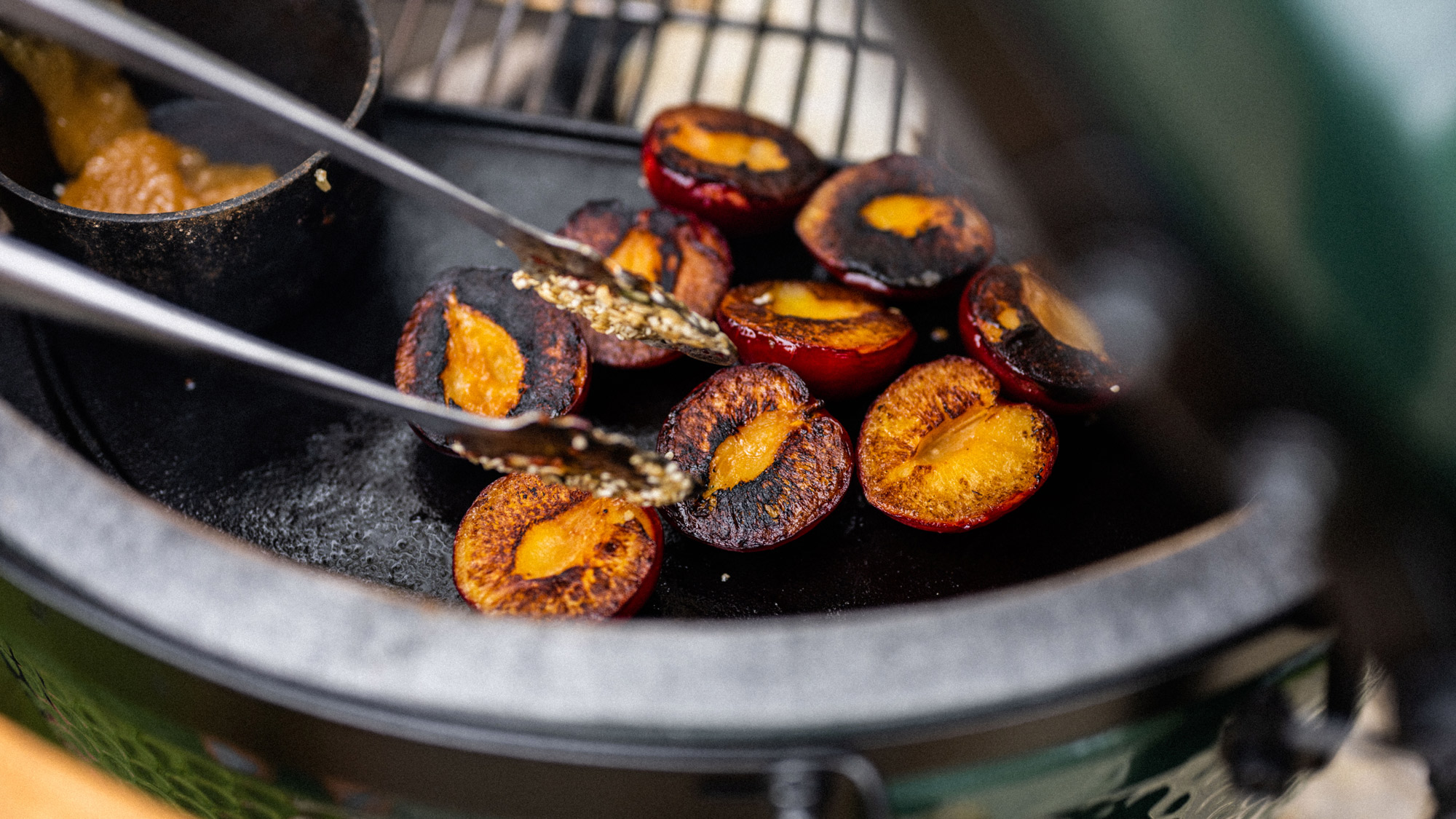 grill your plums