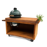Corten Table 135 Teak Wood