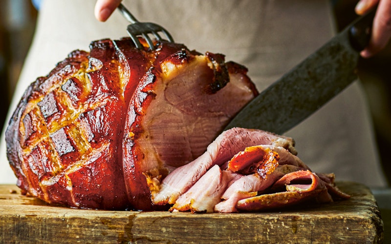 Whole Ham with Spiced Port Glaze | Pork Recipes | Roasting Recipes | Big Green Egg