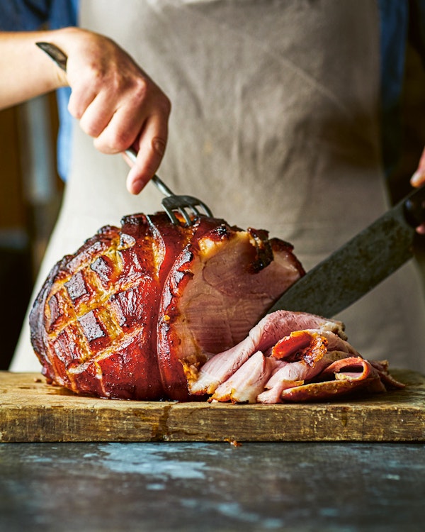 Whole Ham with Spiced Port Glaze | Pork Recipes | Roasting Recipes | Big Green Egg