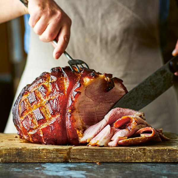 Whole Ham with Spiced Port Glaze | Pork Recipes | Roasting Recipes | Big Green Egg