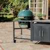 Modular Nest + Expansion Cabinet + Distressed Acacia Shelf | Bases | Big Green Egg