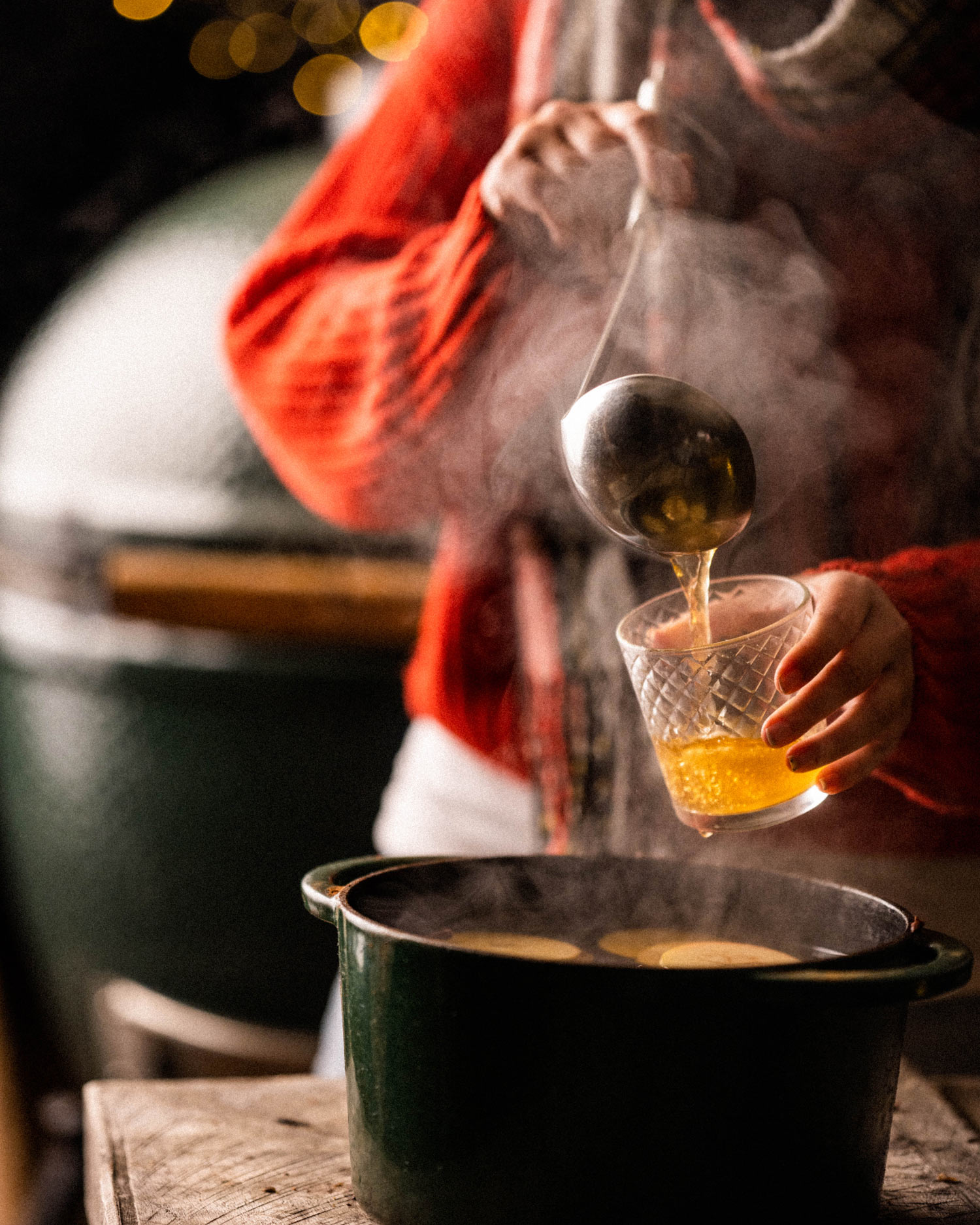 Mulled cider | Christmas recipes | Pan cooking | Big Green Egg