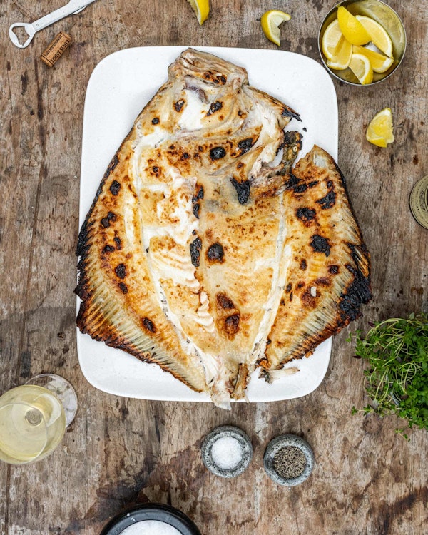 Whole Turbot | Fish recipes | Direct Grilling recipes | Big Green Egg
